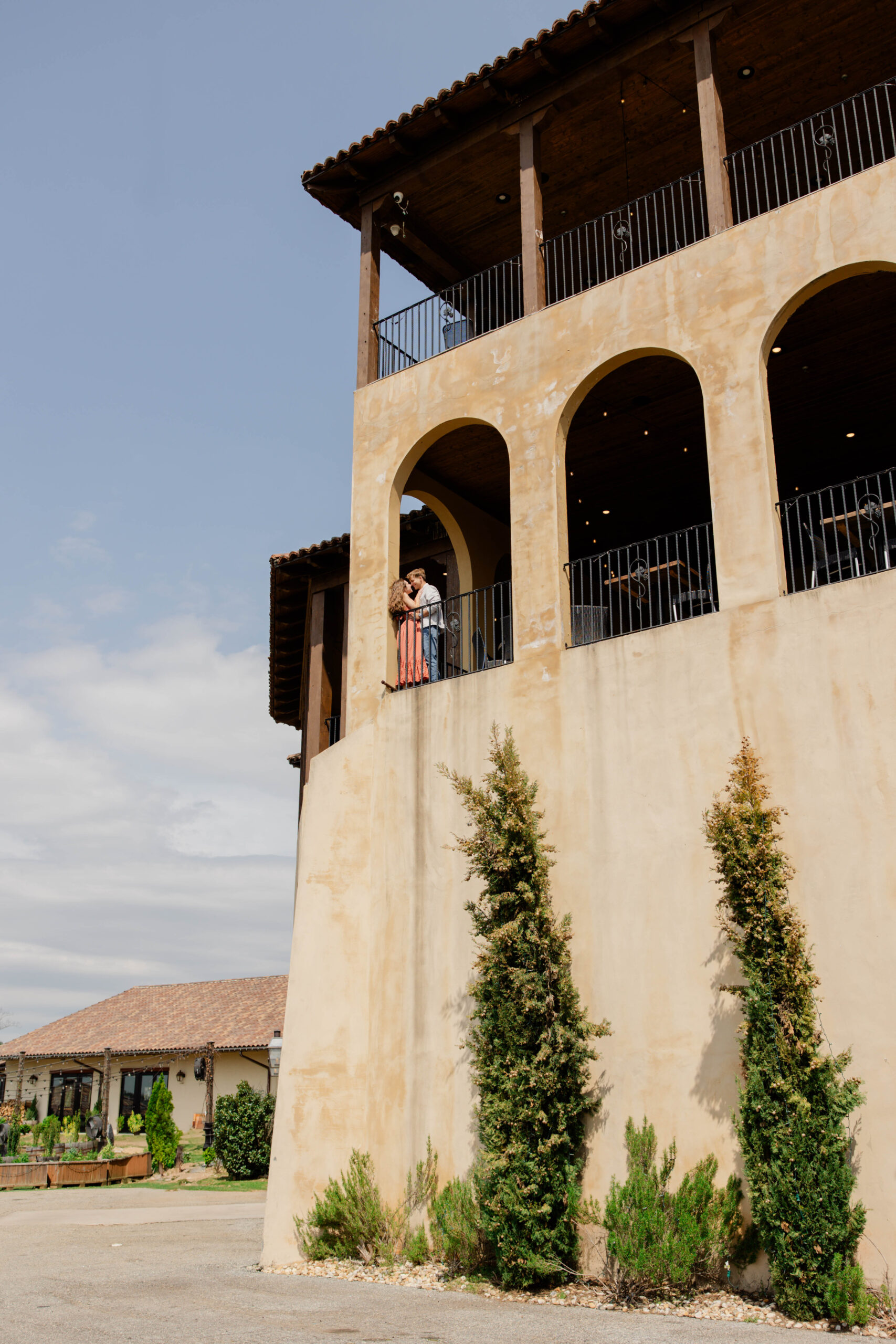 bride and groom share a romantic moment during their Italian elopement 