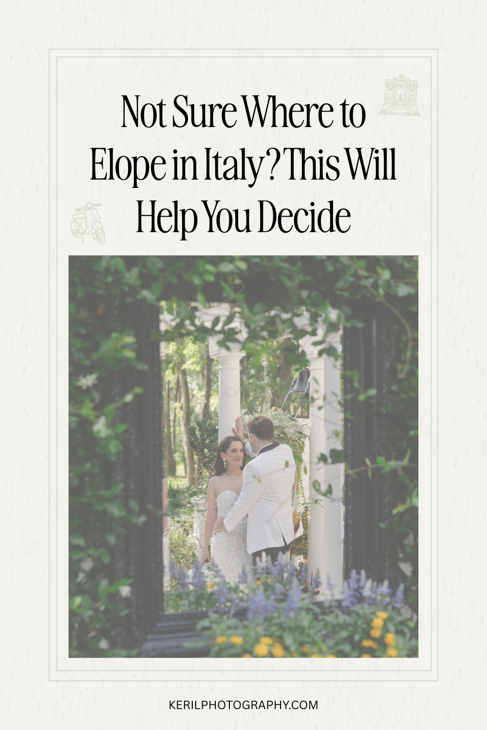 Not sure where to elope in Italy?? This guide will help you decide!