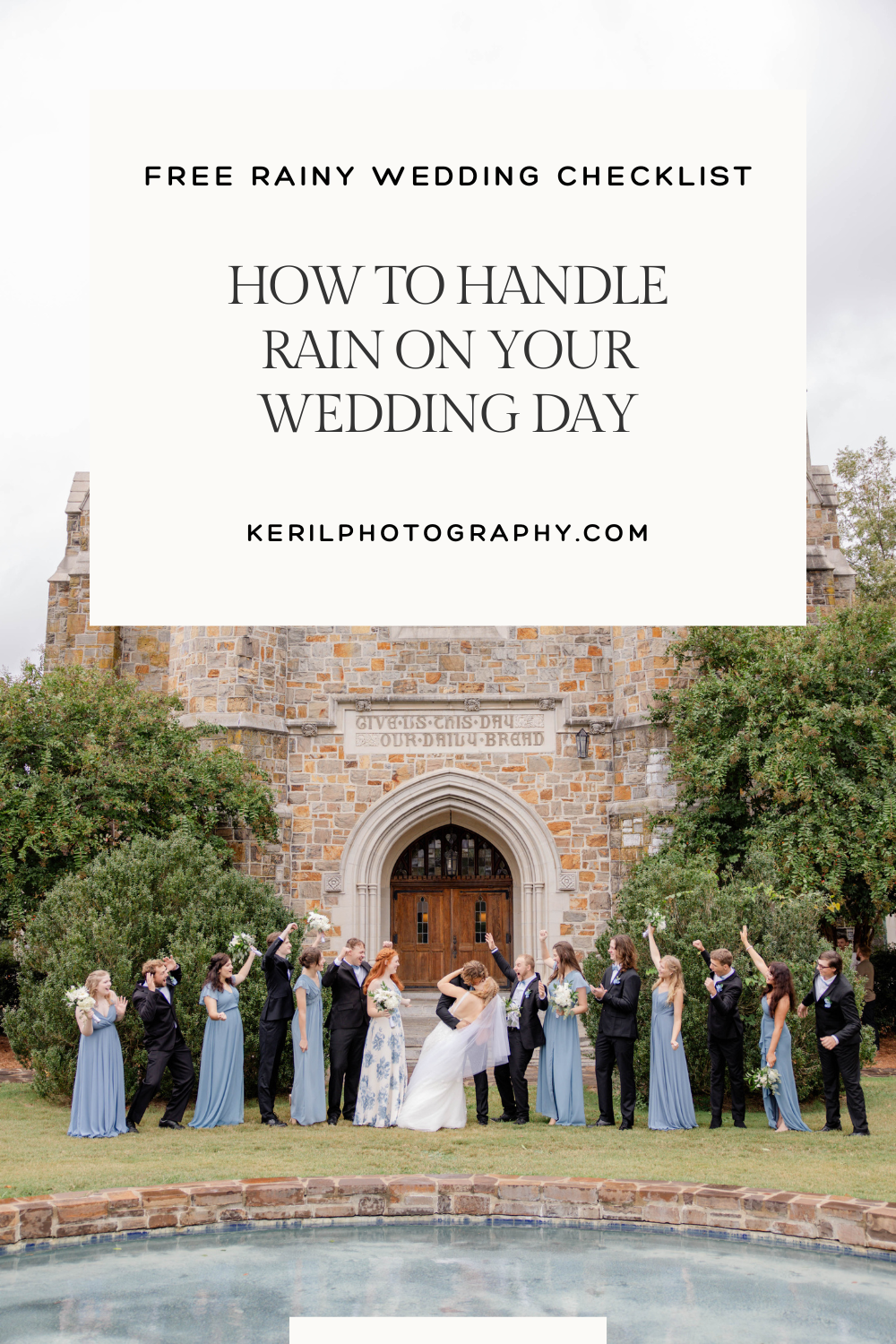 9 lifesaving rainy wedding day tips!