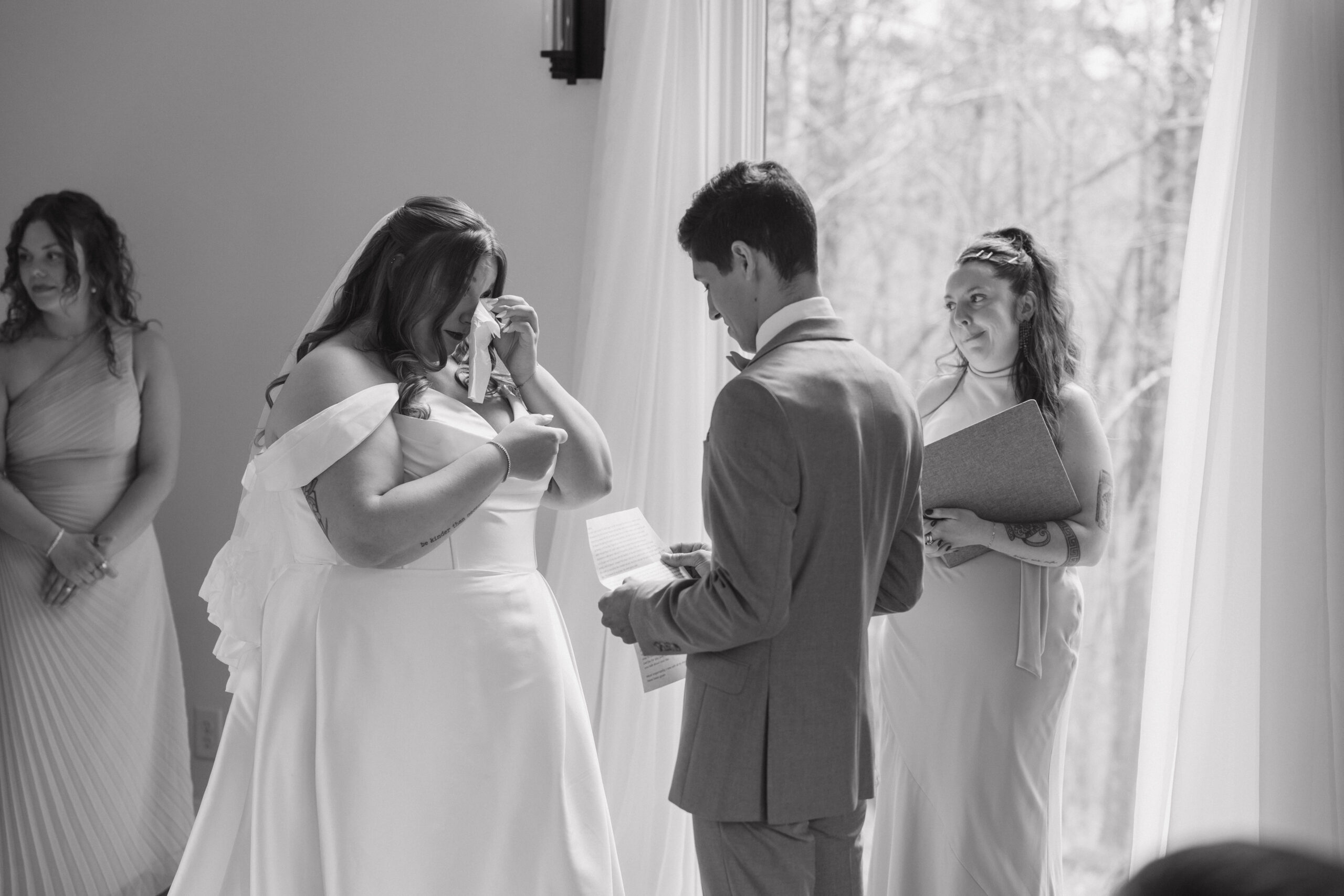 emotional moments shared during the stunning ceremony at Juliet Chapel wedding venue