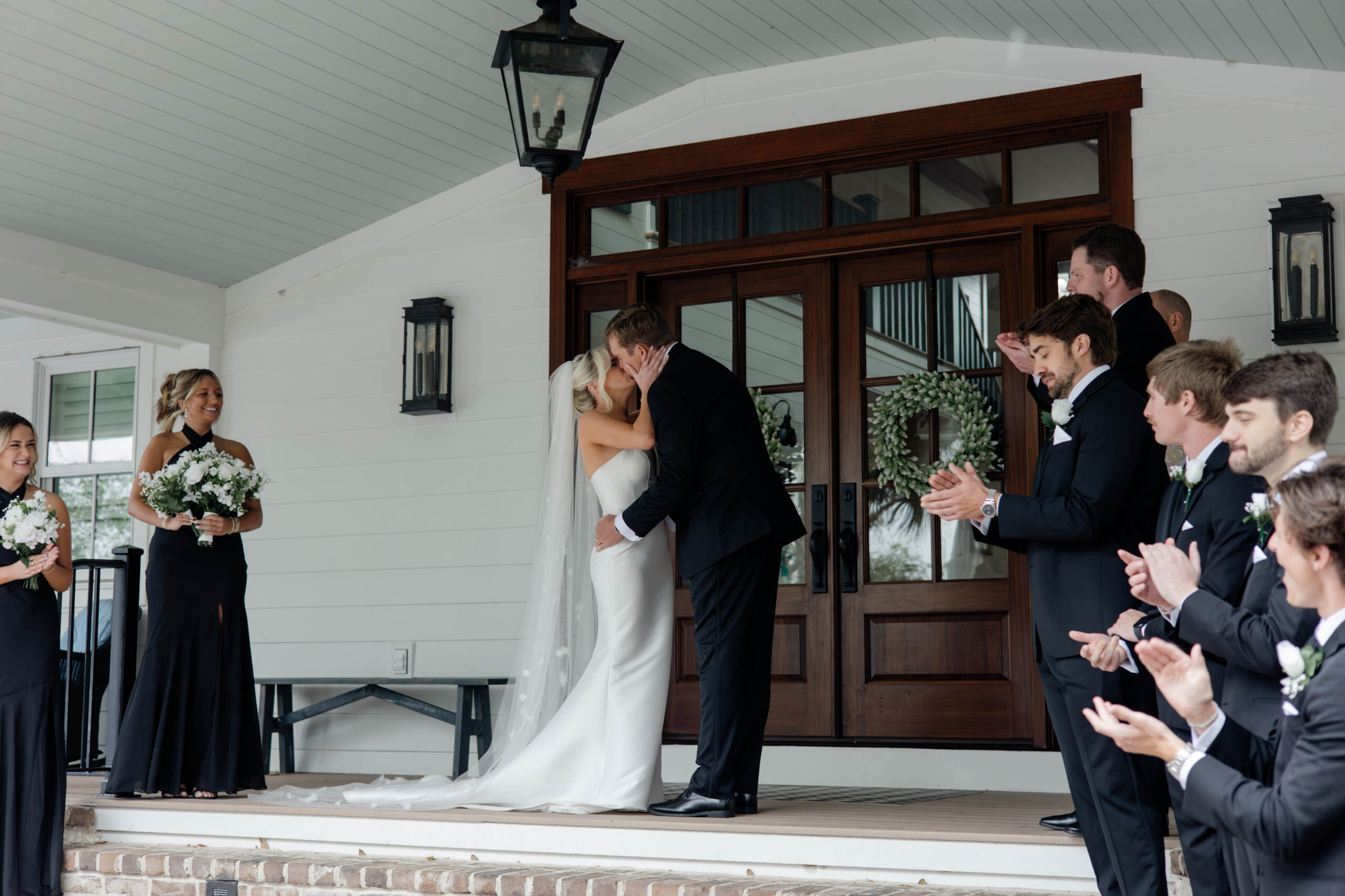 beautiful documentary style wedding photography from a Tybee Island wedding ceremony day